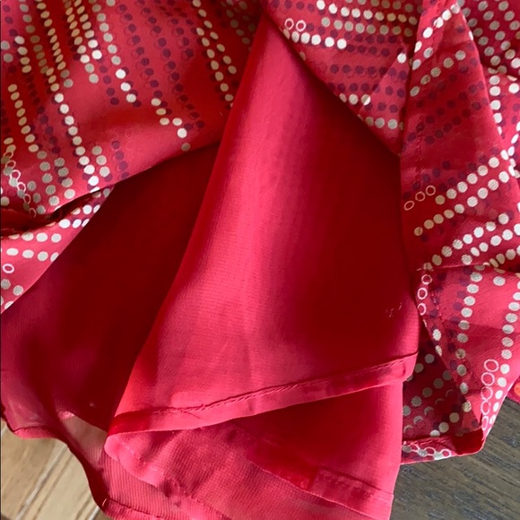 True Beauty by Emme Red Flouncy Skirt - Picture 11 of 11